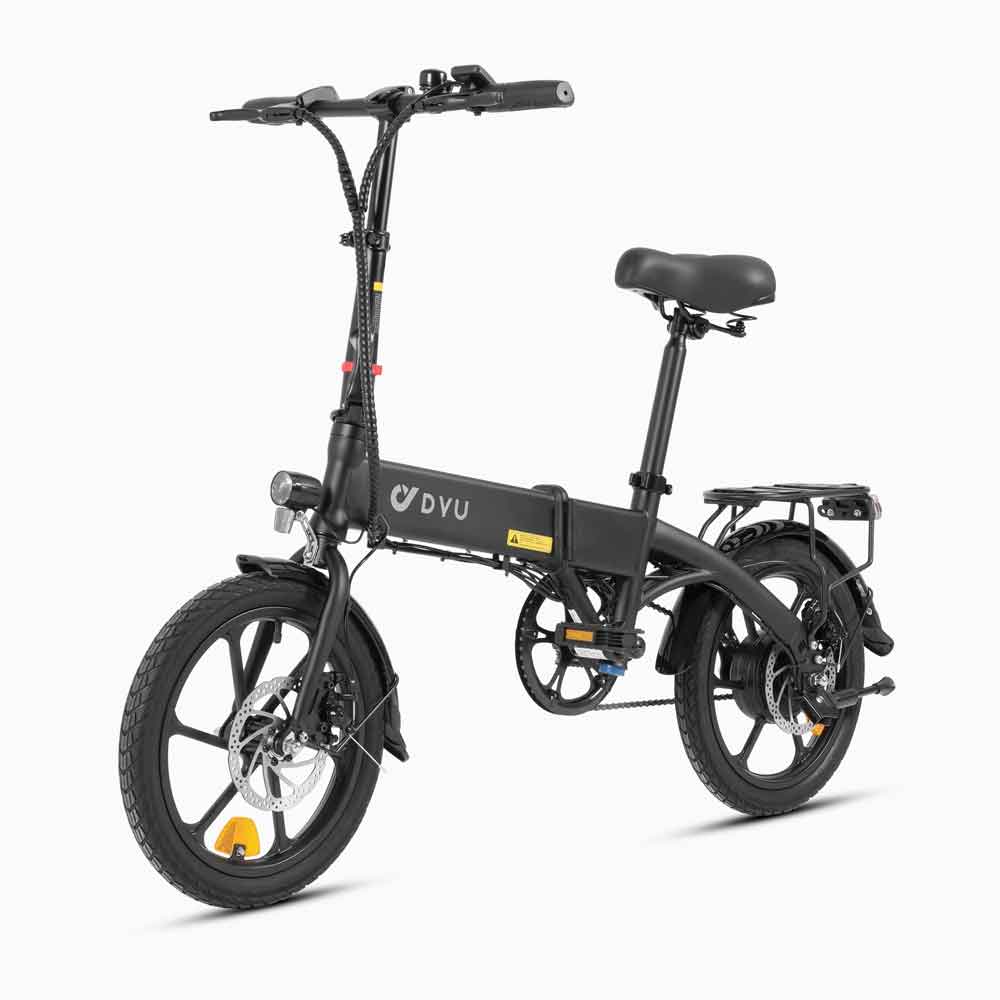 bicicleta plegable electrica barata dyu 16 pulgadas