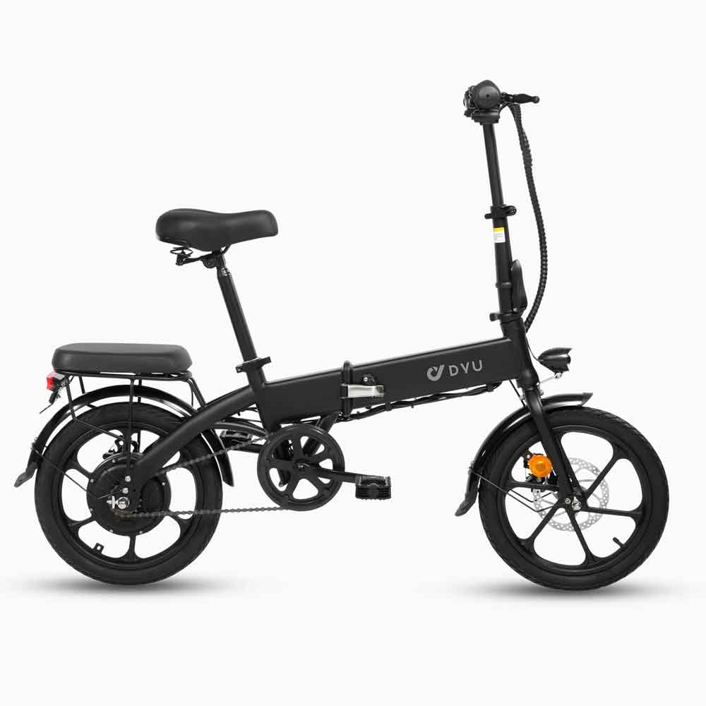 bicicleta plegable electrica barata dyu 16 pulgadas